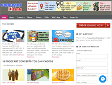 Tablet Screenshot of foodcartlink.com